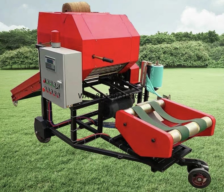 Silage Baler Machine - الكهربائية سيلاج جولة المكبس المجمع الفول