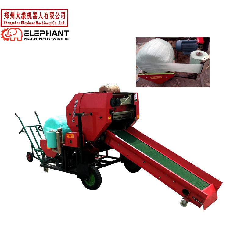 Silage Baler Machine - آلة تغليف وربط السيلاج الدائرية الصغيرة