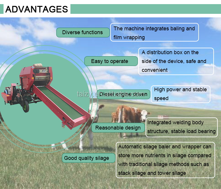 2026 SELL 2026 آلة كبس القش ال - مراجعة Silage Baler Machine وسعره