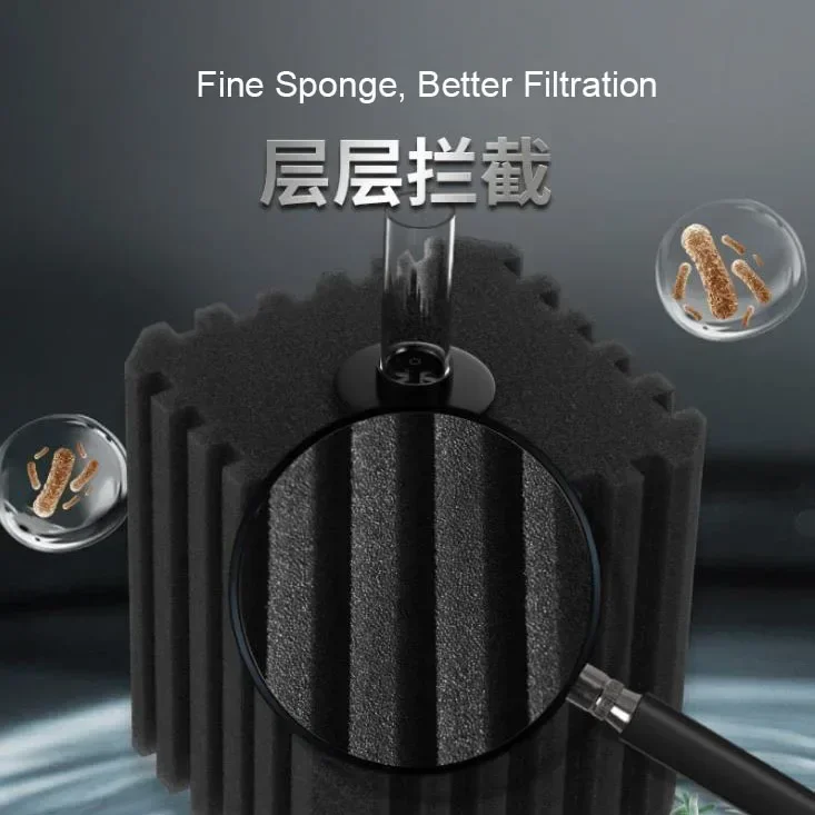 مرشح إسفنجي حيوي كبير لحوض الس - مراجعة Aquaculture Aerator Pump وسعره