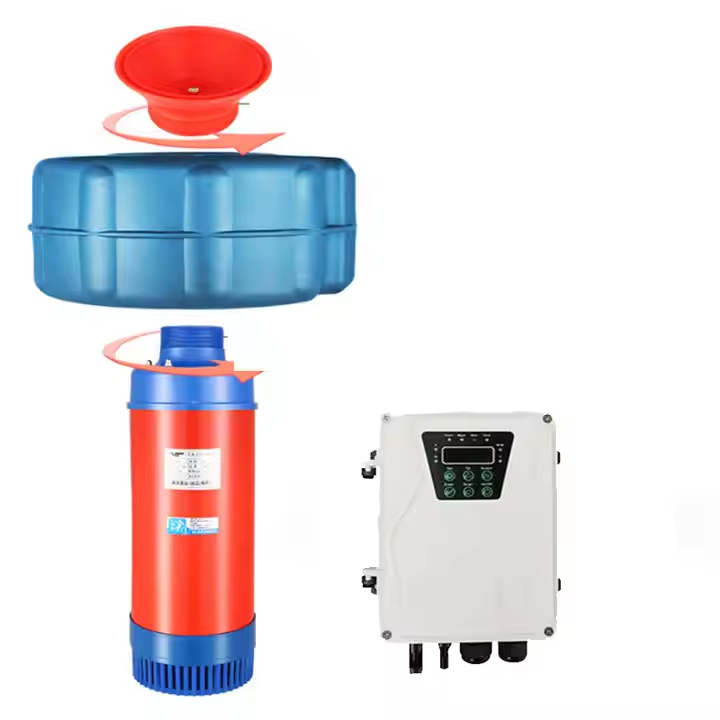 مضخة نافورة شمسية عائمة للزراع - مراجعة Aquaculture Aerator Pump وسعره