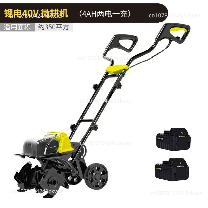 محراث كهربائي صغير بدون فرشاة  - مراجعة Soil Tilling Cultivator وسعره