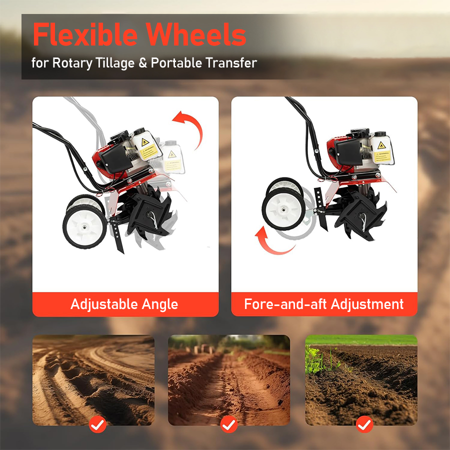 محراث دوار صغير متعدد الوظائف  - مراجعة Agriculture Farming Equipments وسعره