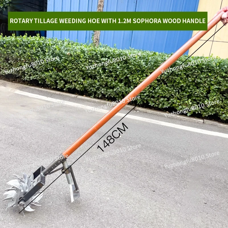 عجلة إزالة الأعشاب الضارة اليد - مراجعة Soil Tilling Cultivator وسعره