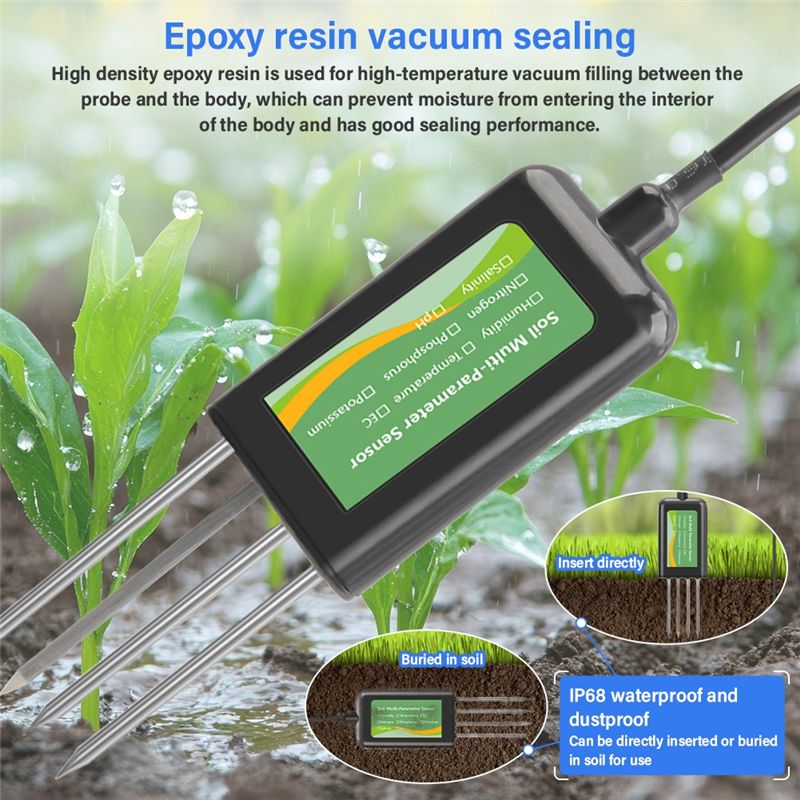 جهاز استشعار التربة AEE6-8 في  - مراجعة Precision Farming Smart Agriculture وسعره