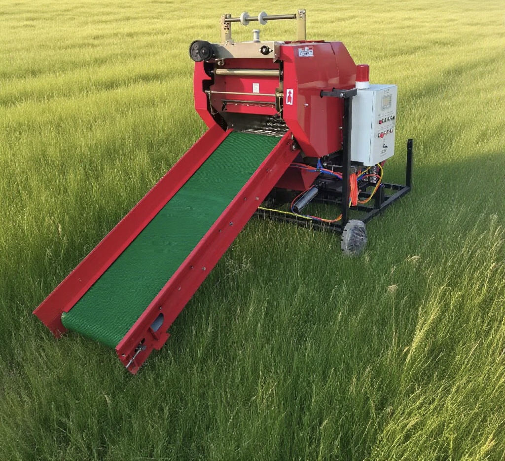 الكهربائية سيلاج جولة المكبس ا - مراجعة Silage Baler Machine وسعره