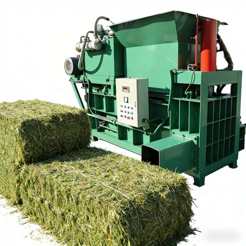 آلة ضغط هيدروليكية أوتوماتيكية - مراجعة Silage Baler Machine وسعره