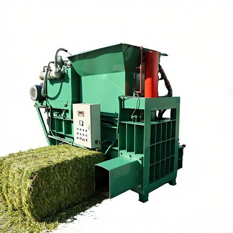 آلة ضغط هيدروليكية أوتوماتيكية - مراجعة Silage Baler Machine وسعره