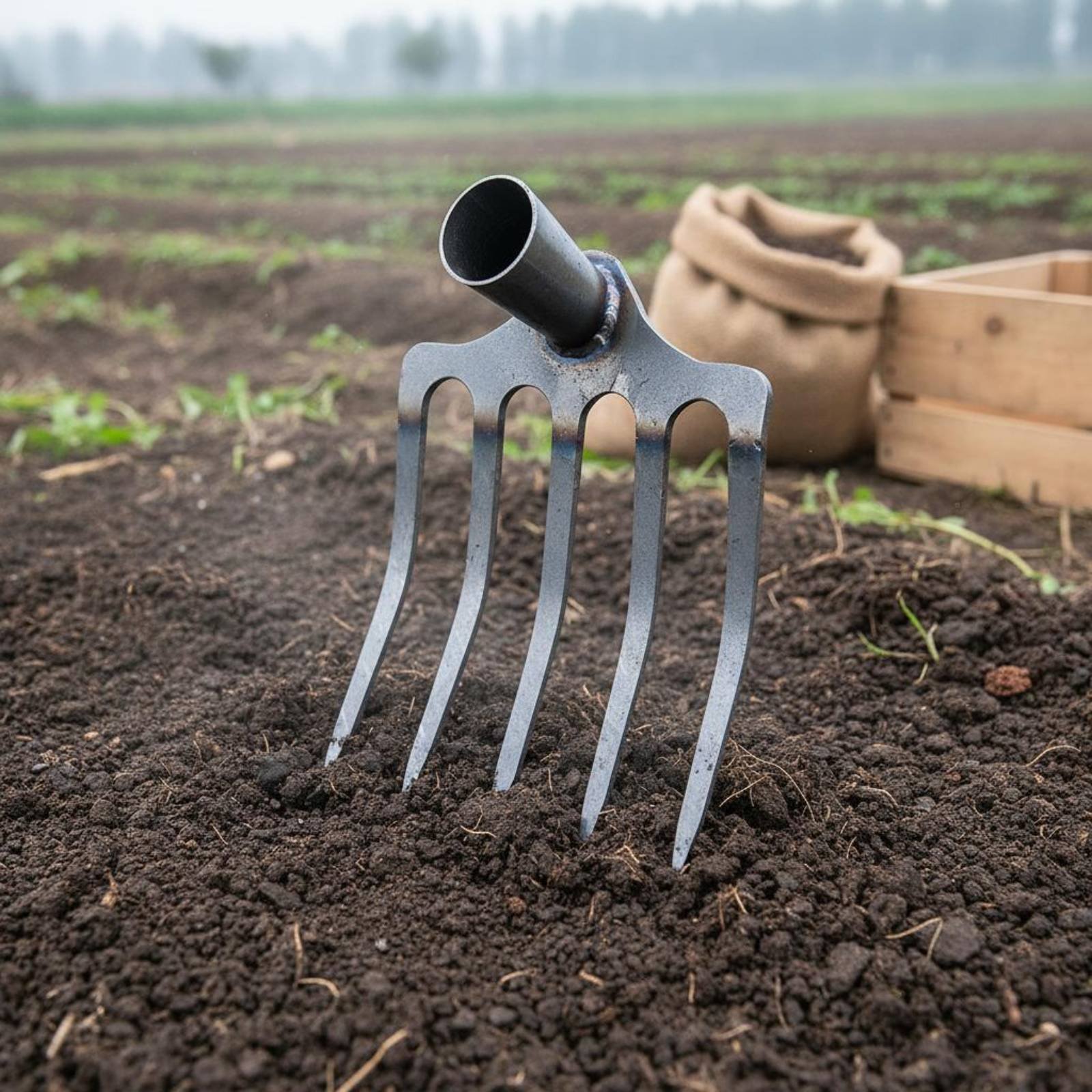 مجرفة زراعية يدوية من الفولاذ  - مراجعة Soil Tilling Cultivator وسعره