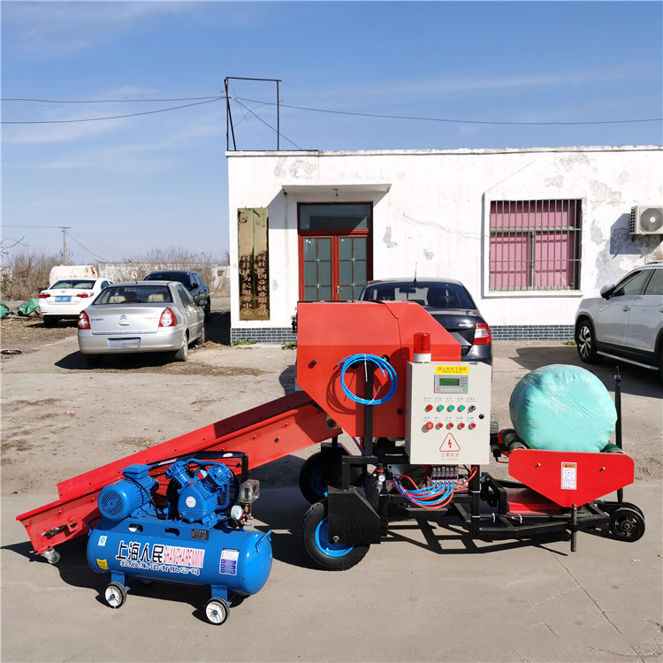 آلة تغليف السيلاج أوتوماتيكية  - مراجعة Silage Baler Machine وسعره
