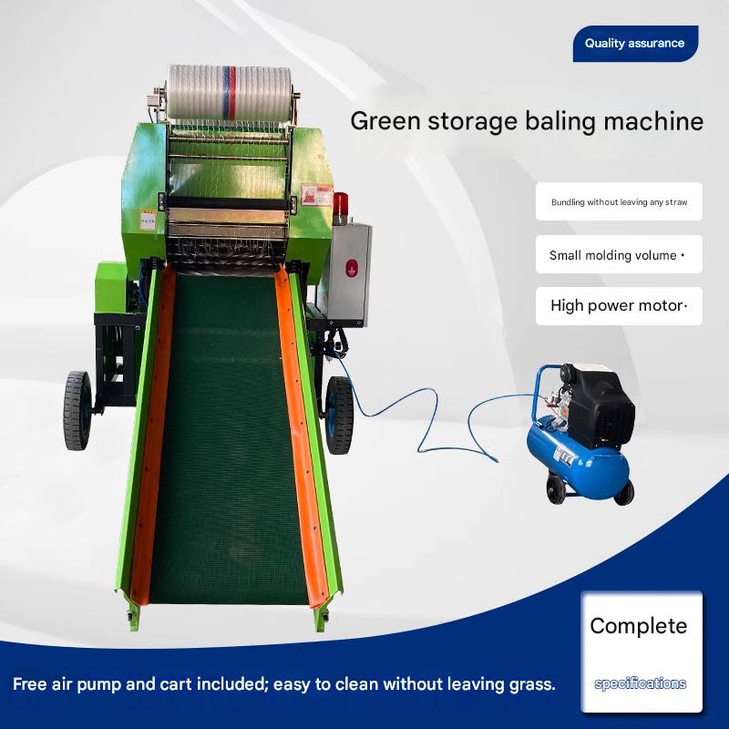 آلة تكديس القش الدائرية للاستخ - مراجعة Silage Baler Machine وسعره